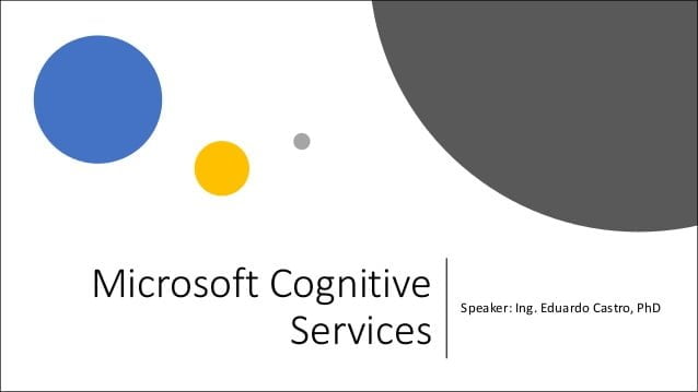 Servicios Cognitivos de Microsoft: API de análisis de texto