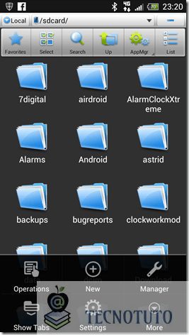 Sistema de Archivos Android